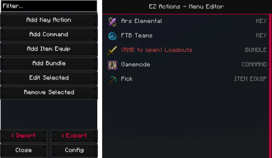 Main Menu Editor preview