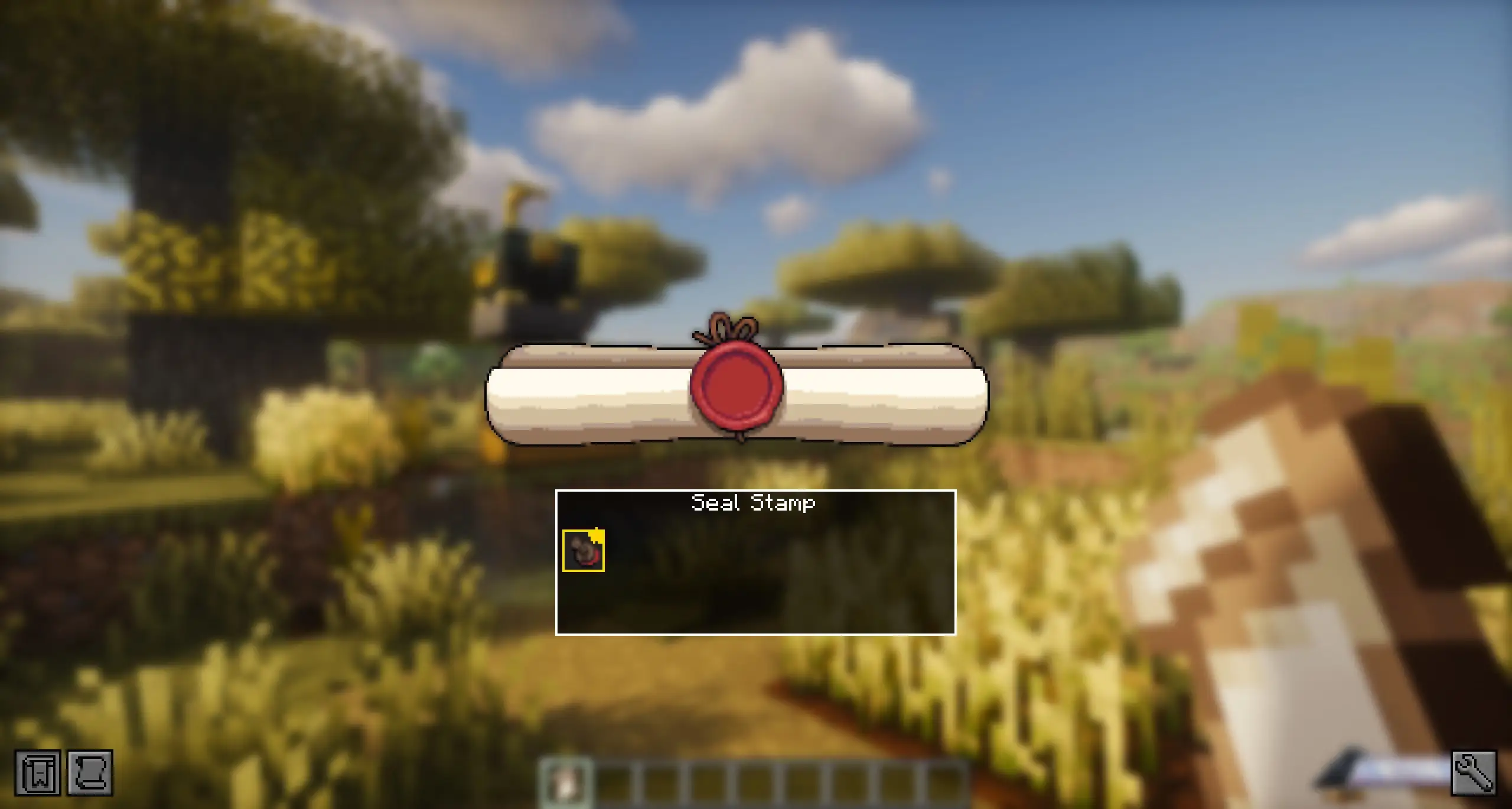 Selecting a seal stamp