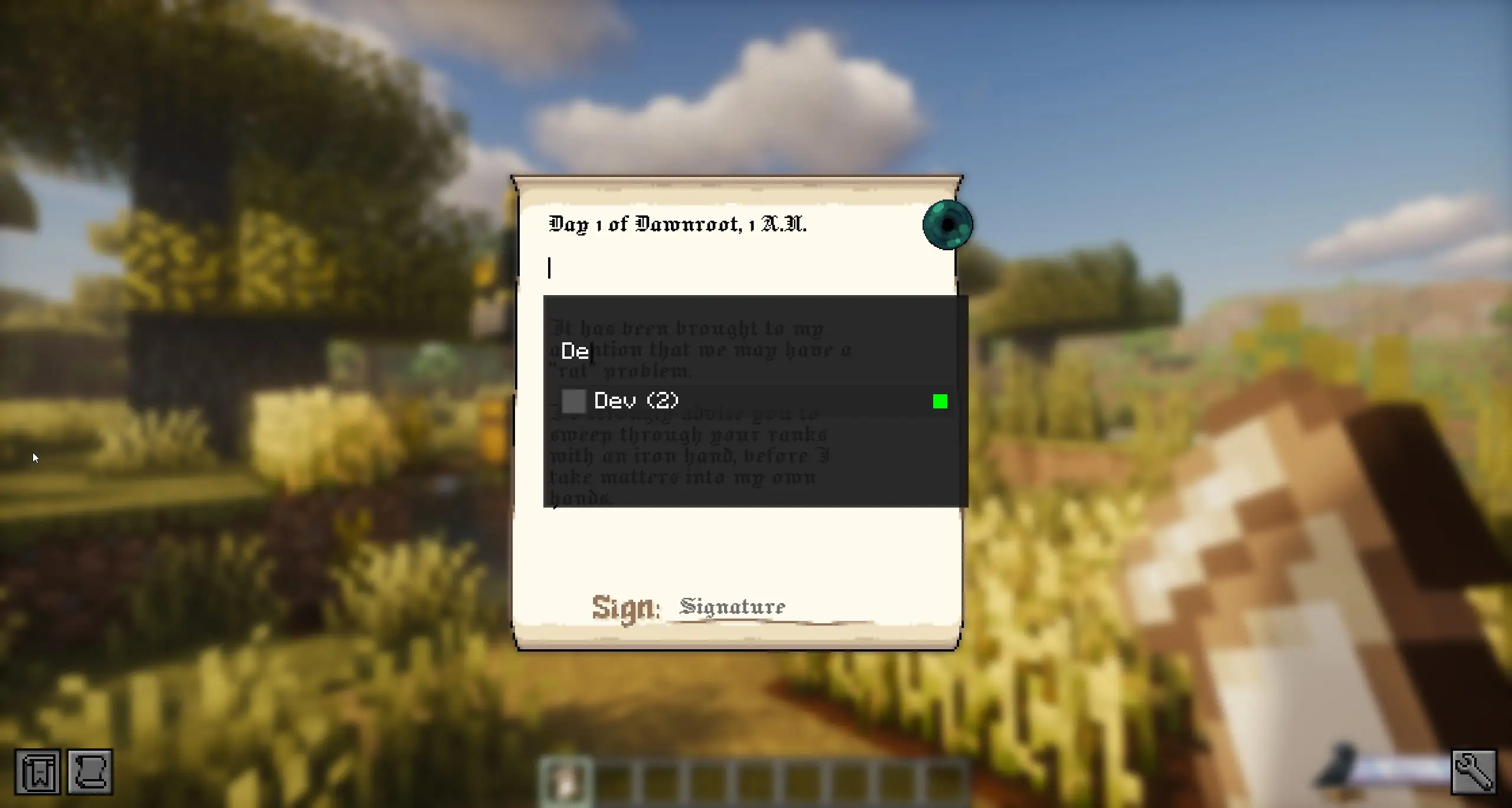 Selecting a recipient