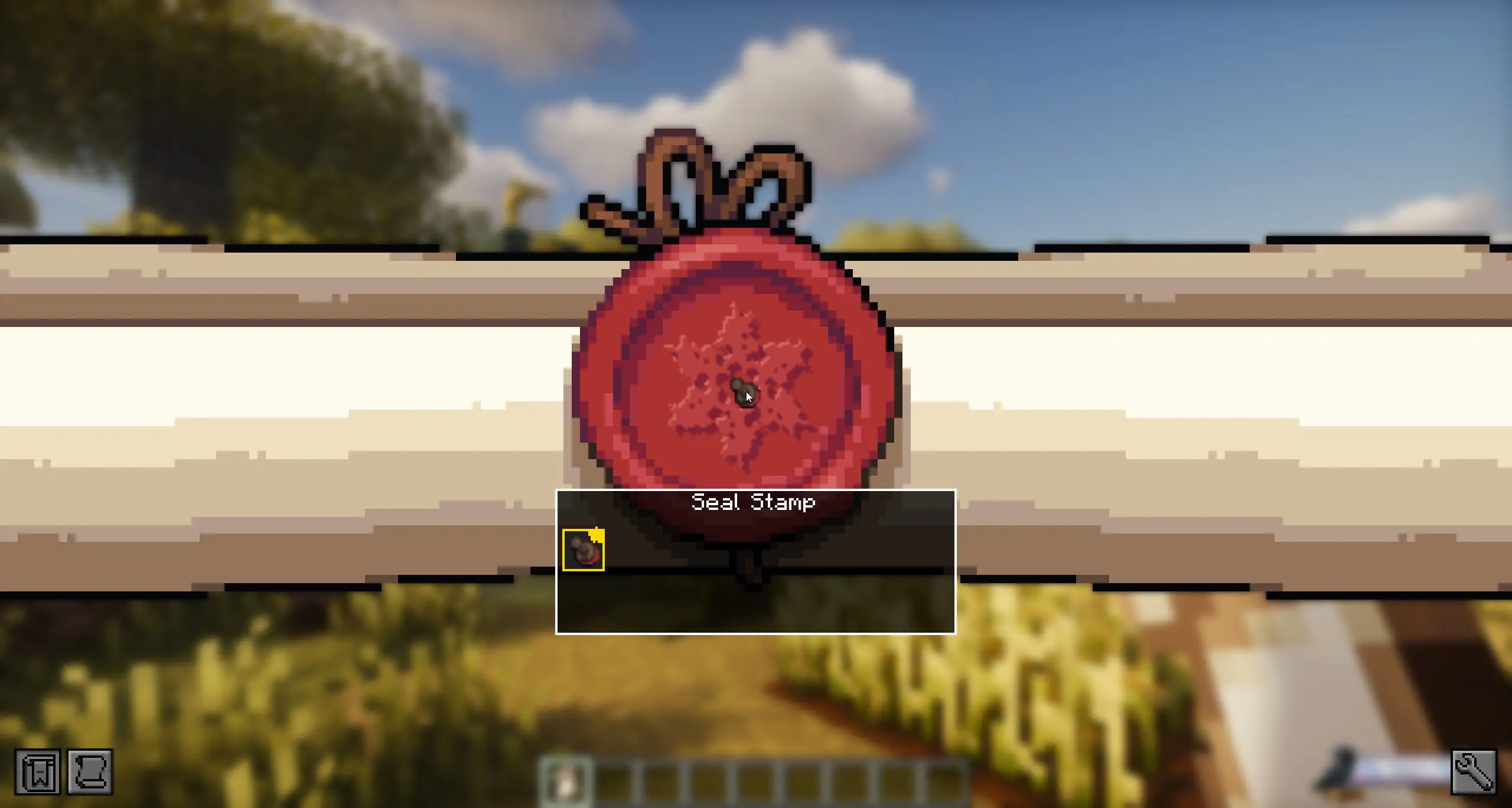 Sealing with wax and sigil